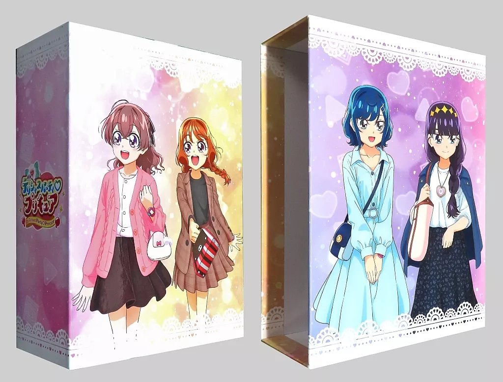 アニメBlu-ray「デリシャスパーティ プリキュア 初回限定版 全4巻