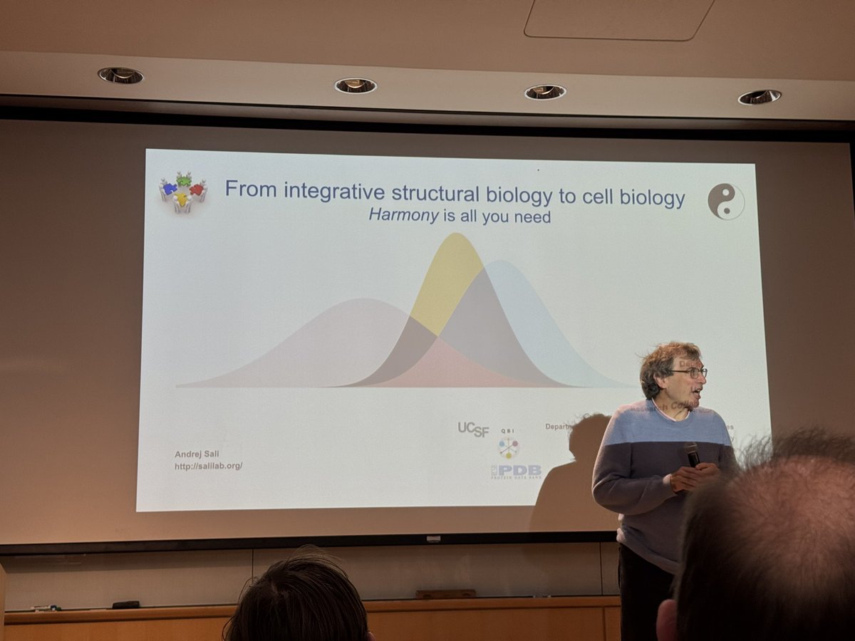 The 17th Weaver Lecture in Biophysics and Computational Biology is happening now <a href="/genomecenter/">UC Davis Genome Center</a> <a href="/ucdavis/">UC Davis</a> Today our speaker is Prof. Andrej Sali! 🤩
