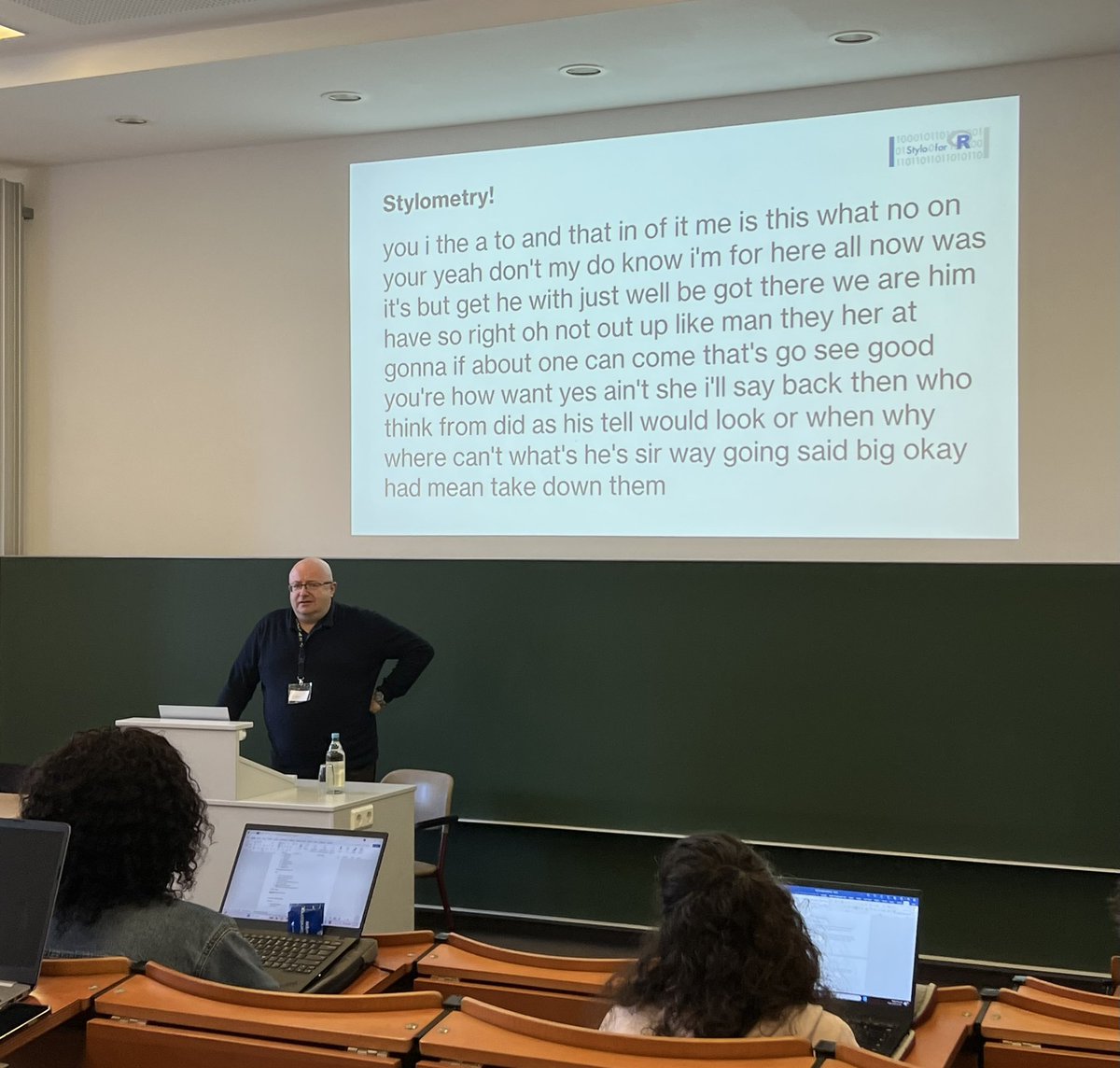 DH_Potsdam @dh_potsdam@hcommons.social (@dh_potsdam) on Twitter photo Stylometry… That’s exactly what it looks like: 
you i the a to and that in of it me is this what no on your yeah don't my do… 
and so on! Especially if you’re working with movie dialogues🎬🗣️
#DHSpringSchool #Stylometry Stylometry… That’s exactly what it looks like: 
you i the a to and that in of it me is this what no on your yeah don't my do… 
and so on! Especially if you’re working with movie dialogues🎬🗣️
#DHSpringSchool #Stylometry