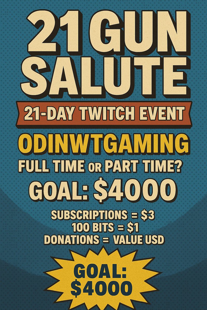 Let's go!! 1 Last YOLO!! 
twitch.tv/odinwtgaming