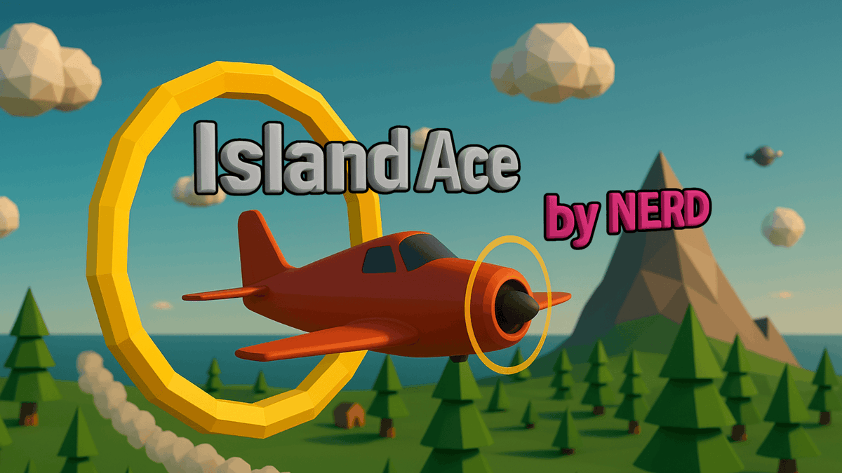 Dodge obstacles, fly through rings, and aim for the high score. Created with AI and Three.js! NERD brings this flying game inspired by the #vibecoding trend!  gato.us/game/island-ac… #threejs #AIGeneration