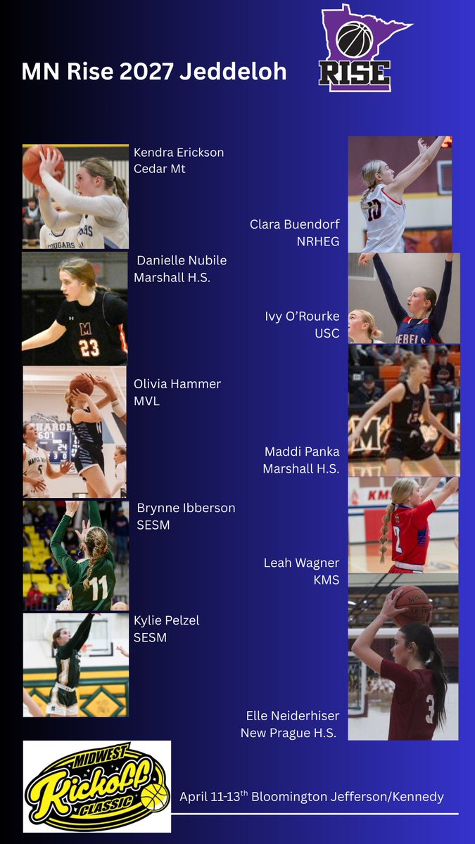 mn rise 2025 2027 JEDDELOH (@mnrise2025jedd) on Twitter photo 