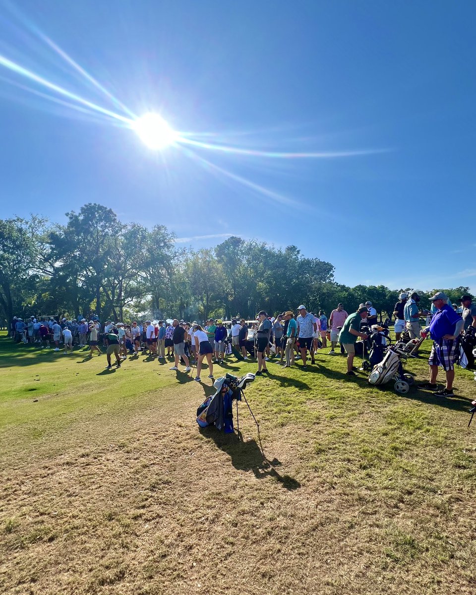 AaronOberley's tweet photo. 9 holes. 11 under. 144 friends.

Tampa Bay showed up and showed out for the 2025 edition of the @randomgolfclub Mad Scramble Tour. https://t.co/gvTyYeXza4