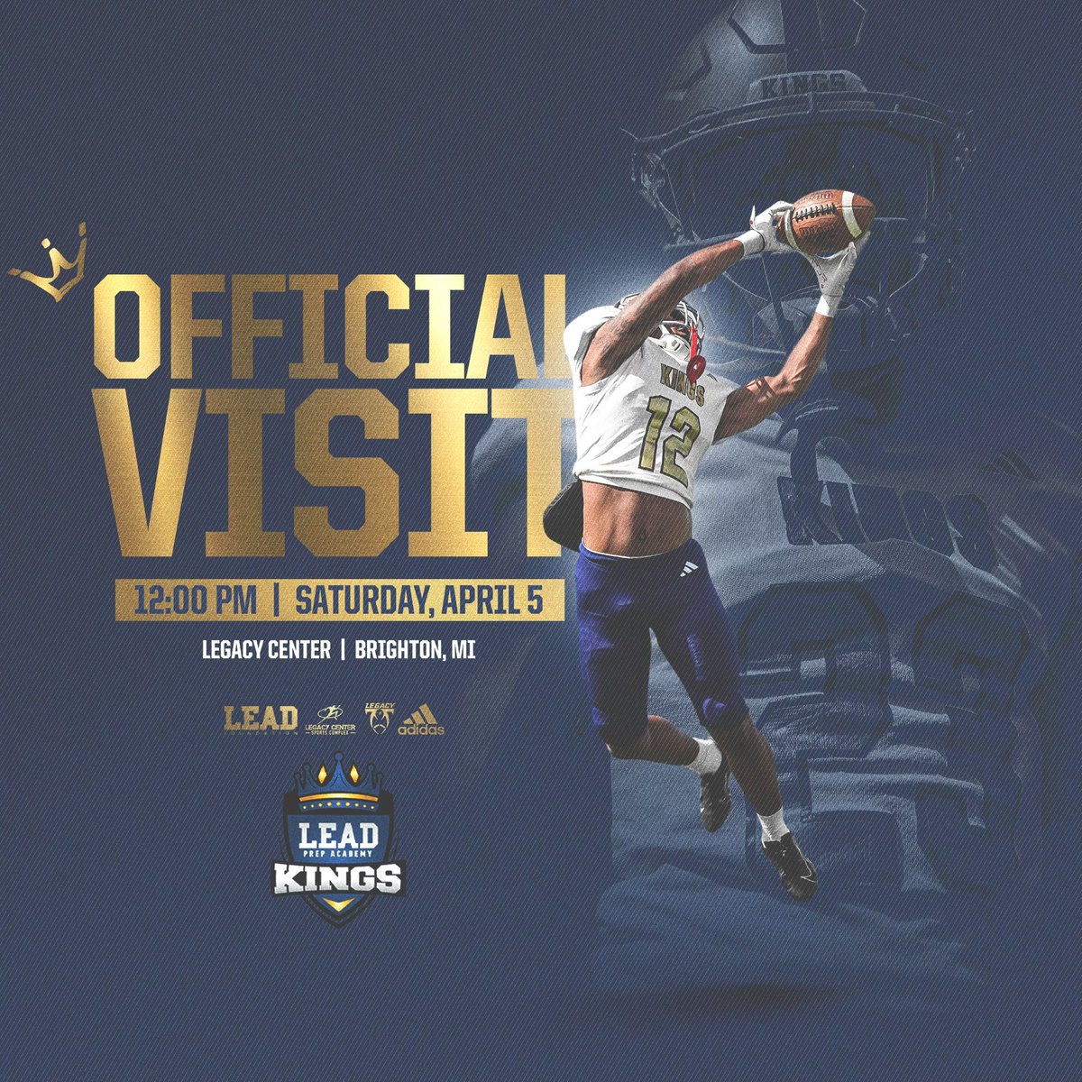 CLASS OF 25 VISIT THIS WEEKEND! Complete our recruiting form at LEADPrepAcademy.com/recruit to become a #K1NG👑