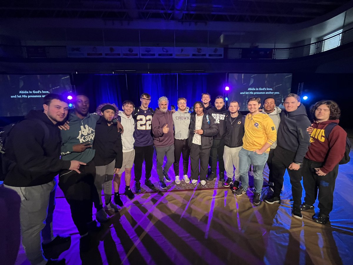 Crown College Football (@crowncollegefb) on Twitter photo .<a href="/PAOnTheMic/">Paul Allen</a> brought the message at Chapel this morning! Thank you for the word on how we Abide in prayer. #CrownClimb #BeDangerous .<a href="/PAOnTheMic/">Paul Allen</a> brought the message at Chapel this morning! Thank you for the word on how we Abide in prayer. #CrownClimb #BeDangerous