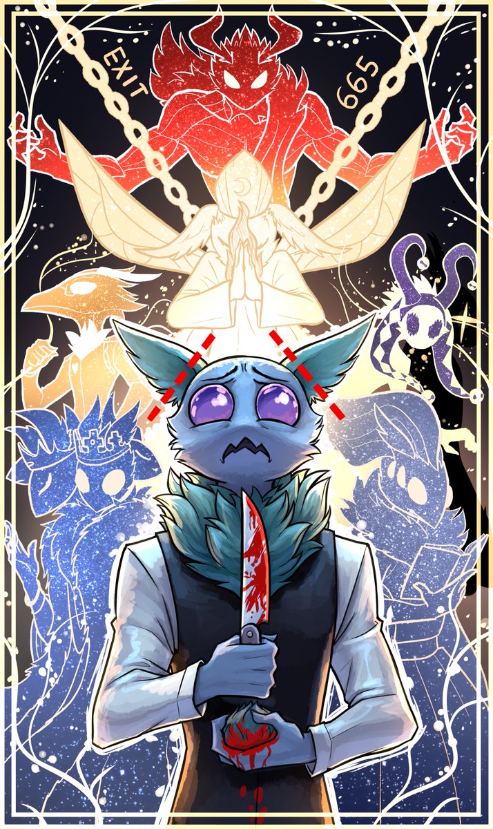 TheNeonWerewolf's tweet image. I played the demo for Exit 665, and I am enthralled and had to draw something. Can&apos;t wait to play the rest! #exit665 @Cavemanon #fanart