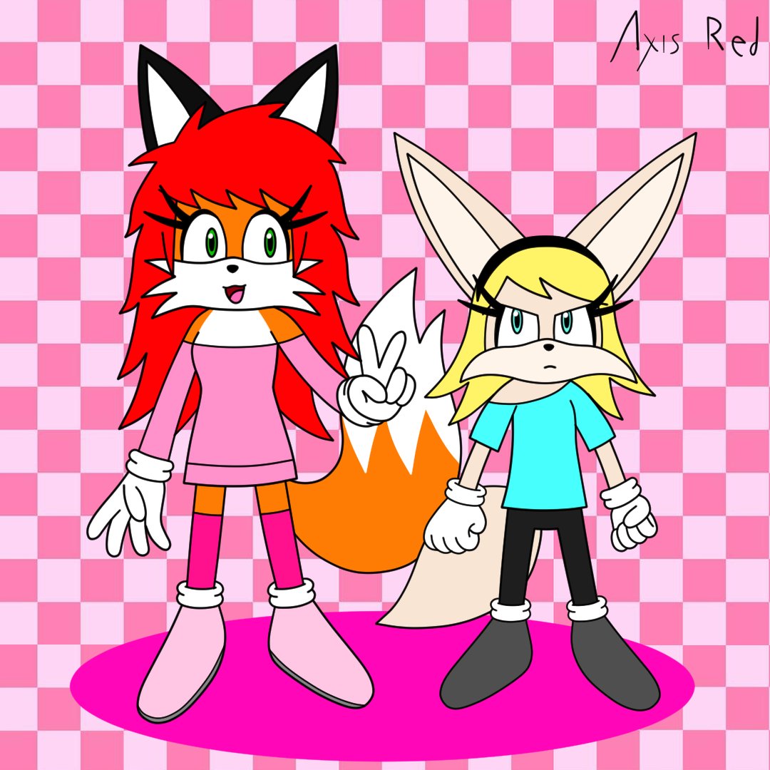 AxisRed98's tweet photo. Lucy and Ellie
At Sonic style
#Fox #RedFox #FoxArt #Fennec #FennecArt https://t.co/3Qul8lmAm2