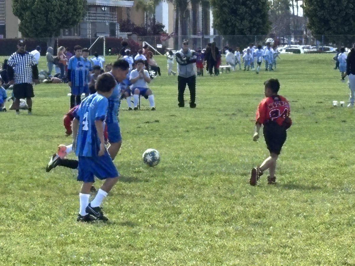 It’s a beautiful opening day for LHCSD Elementary Soccer! <a href="/LHSchools/">La Habra Schools</a> <a href="/DrCarlosLHCSD/">Dr. Carlos</a>