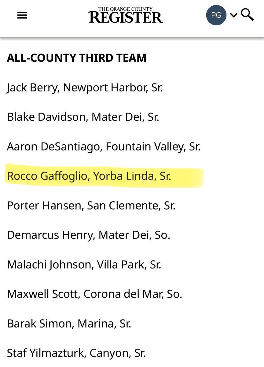 All-County third Team