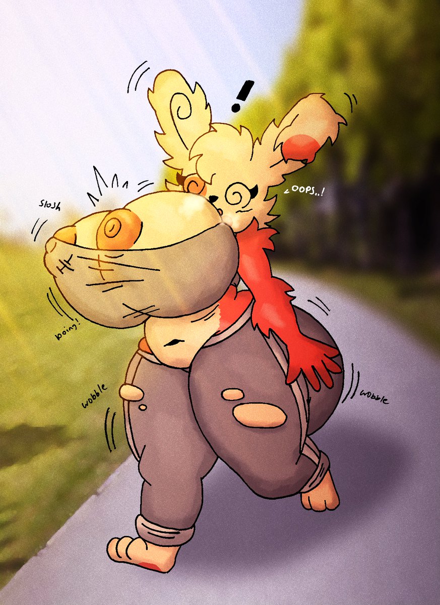 spindastruck's tweet image. are you really surprised a short, stacked spinda as bouncy as dizzy manages to slip out of their bra?
and are you complaining?
likes and rts appreciated,,