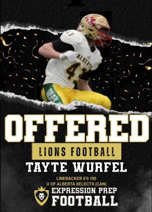 TayteWurfe's tweet image. Blessed for this opportunity! Thank you @hill_adamEPPG to play at @exprepfootball