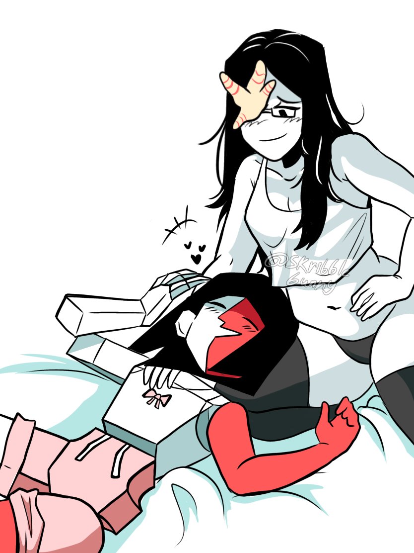 I had a vision of Ena and Coral glasses so i bestow two lesbians