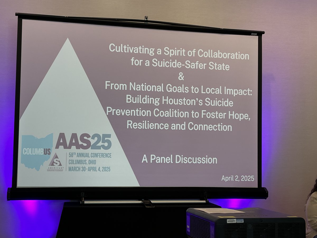 LivingWorksAus's tweet image. #AAS25 sneak peek
📷 Cultivating a Spirit of Collaboration for A Suicide-Safer Indiana with #LivingWorks Grant Merrel.
#SuicidePrevention #SaferFromSuicide