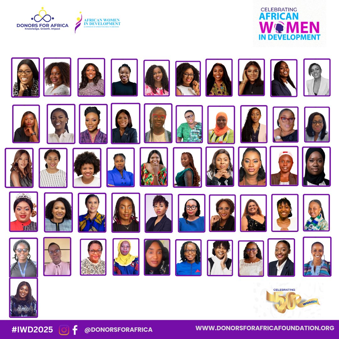 I’m thrilled to be recognized as one of the 2025 African Women in Development, selected from 1,846 nominations across 34 countries by <a href="/DonorsForAfrica/">Donors For Africa Foundation</a>!

This recognition fuels my commitment to continue driving change in STEM &amp; TVET across Africa.

<a href="/FitaFaal/">Fita Faal</a> <a href="/clocktvetgm/">ClockTVET Foundation</a>