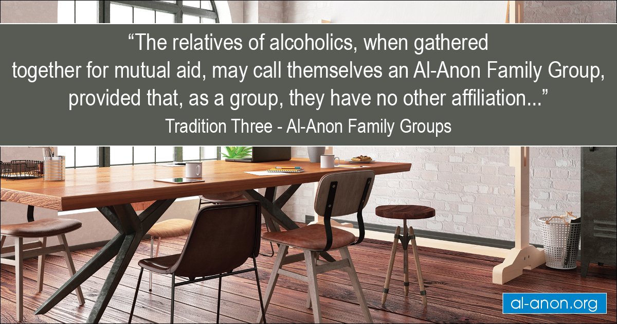 Read “No Affiliation with Meeting Space Facilities” at:

🔹 al-anon.org/blog/no-affili…

#AlAnon #Alateen #AlAnonFamilyGroups #FamilyDisease #FamilyRecovery #COA #alcoholism #addiction #12Step #AA #HowAlAnonWorks