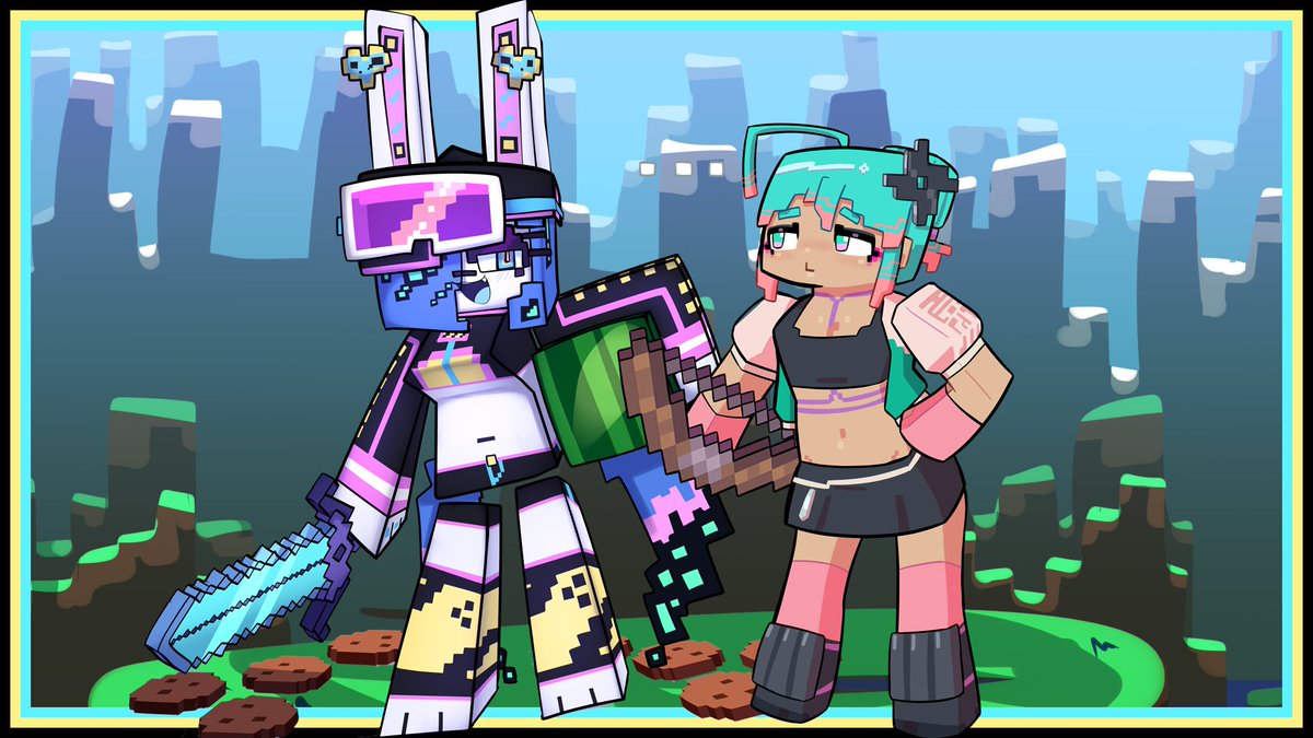 Stream!!!
We're doing minecraft with <a href="/VaporbladeVT/">Vaporblade☁️🥷| Failgirl Shinobi</a>