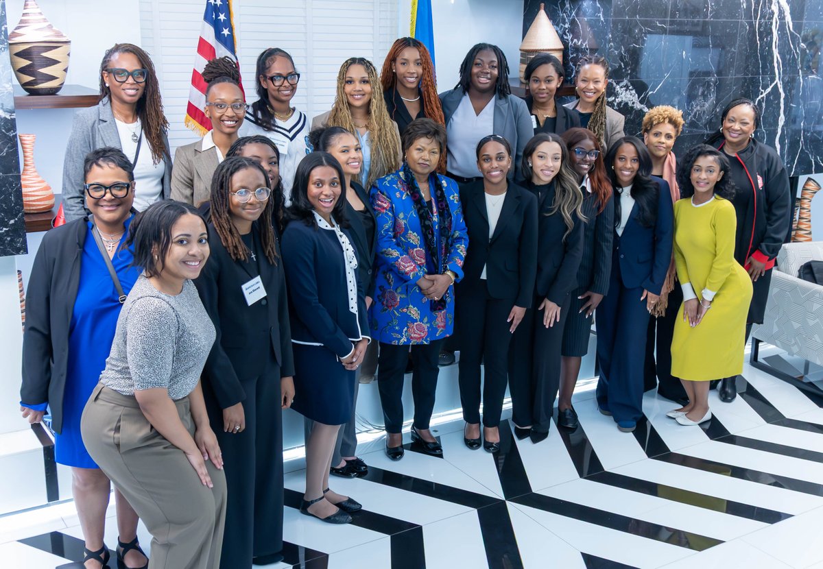 Rwanda in USA (@rwandainusa) on Twitter photo Today, <a href="/AmbMukantabana/">Mathilde Mukantabana</a> met with students from <a href="/SpelmanCollege/">Spelman College</a> through the #SpelmanOnTheHill Program. The students sought to learn about the critical role of diplomacy & international relations. Ambassador shared #Rwanda 's transformation journey, an example of how visionary Today, <a href="/AmbMukantabana/">Mathilde Mukantabana</a> met with students from <a href="/SpelmanCollege/">Spelman College</a> through the #SpelmanOnTheHill Program. The students sought to learn about the critical role of diplomacy & international relations. Ambassador shared #Rwanda 's transformation journey, an example of how visionary
