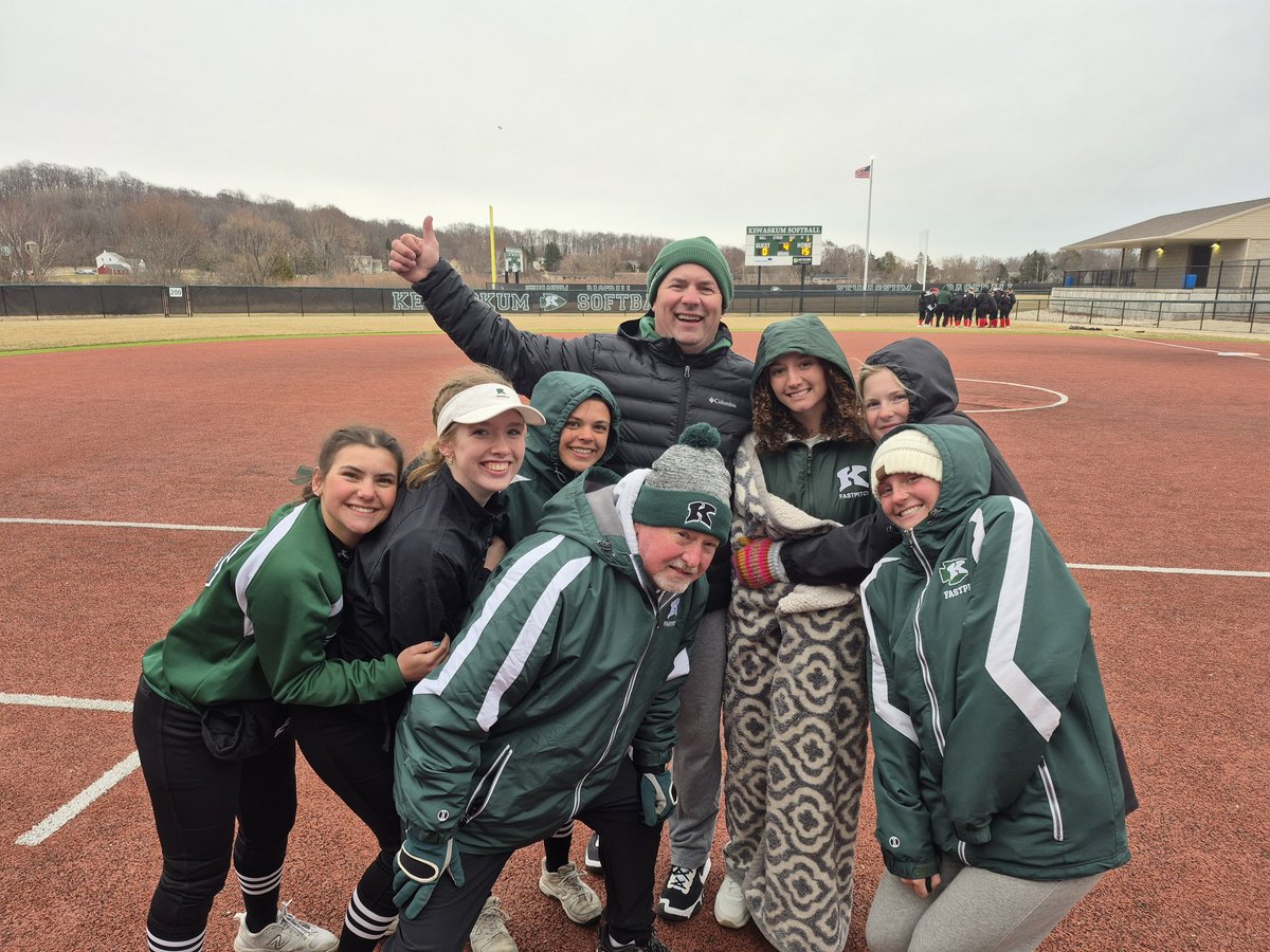 Kewaskum Fastpitch (@kewsoftball) on Twitter photo Always fun when alumni come back to support the team. Great to 👀 you <a href="/gleitheiser12/">Grace Leitheiser</a> !!!
Peep the scoreboard in the backdrop....15-0 win!!! Always fun when alumni come back to support the team. Great to 👀 you <a href="/gleitheiser12/">Grace Leitheiser</a> !!!
Peep the scoreboard in the backdrop....15-0 win!!!