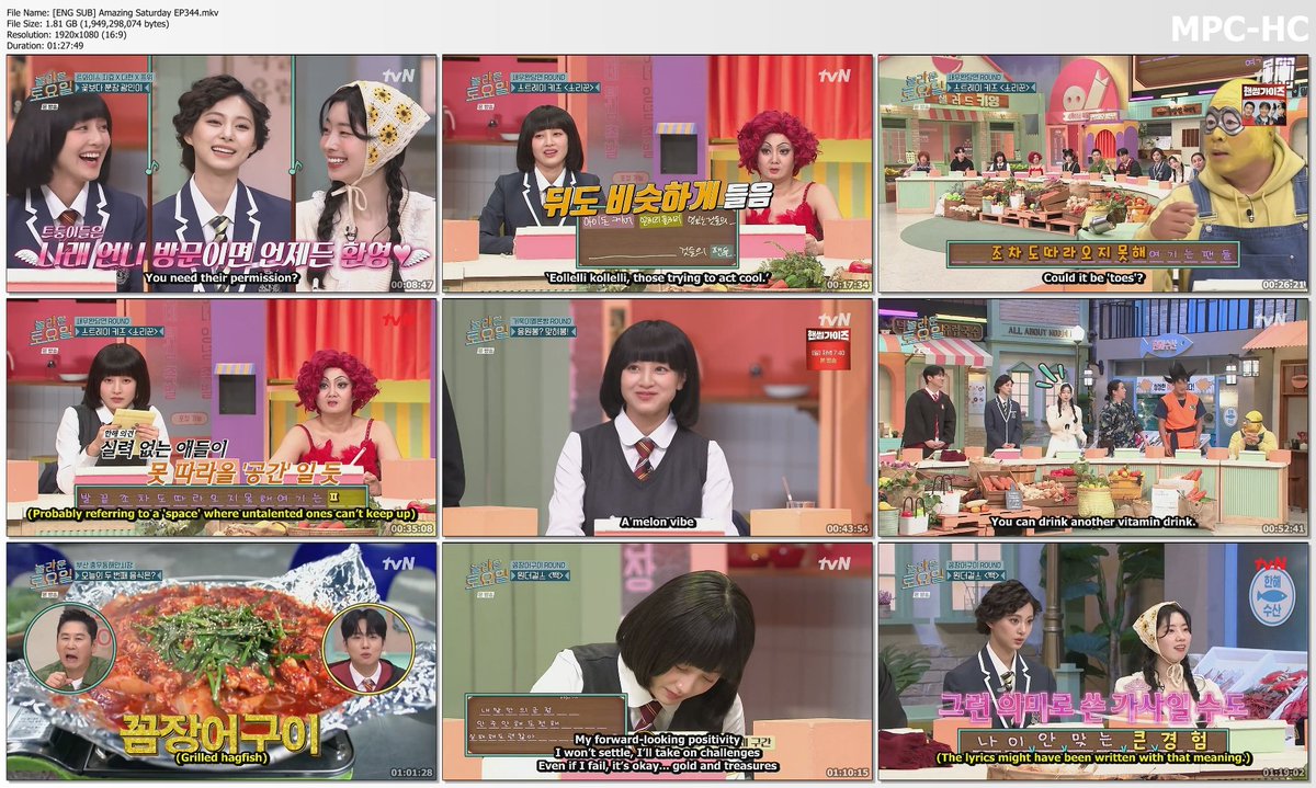 [ENGSUB] Amazing Saturday EP344
Guest/s: TWICE (Jihyo, Dahyun, Tzuyu)

Gdrive: drive.google.com/file/d/16sHuRS…
Rumble: rumble.com/v6rknnp-engsub…