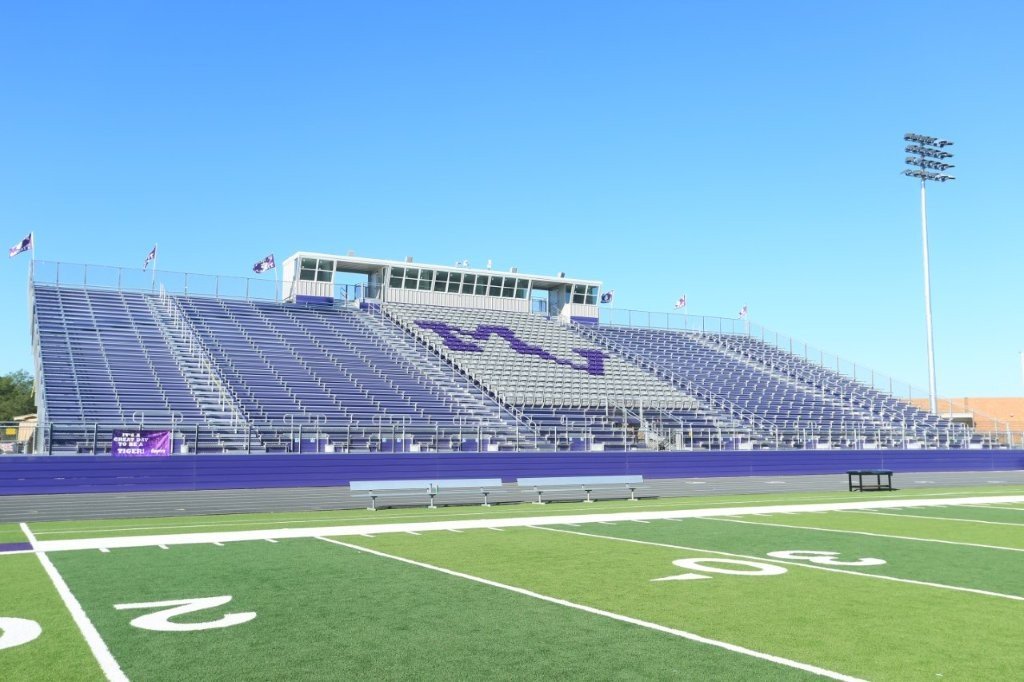 Dave Campbell's Texas Football — TexasFootball.com (@dctf) on Twitter photo 👀
Check out the new seats at Mount Vernon via Southern Bleacher - <a href="/So_Bleacher/">Southern Bleacher</a>!
Grandstands. Bleachers. Aluminum Seating. Southern Bleacher has you covered.
<a href="/MV_TigerFB/">Mount Vernon High School Football</a> 👀
Check out the new seats at Mount Vernon via Southern Bleacher - <a href="/So_Bleacher/">Southern Bleacher</a>!
Grandstands. Bleachers. Aluminum Seating. Southern Bleacher has you covered.
<a href="/MV_TigerFB/">Mount Vernon High School Football</a>