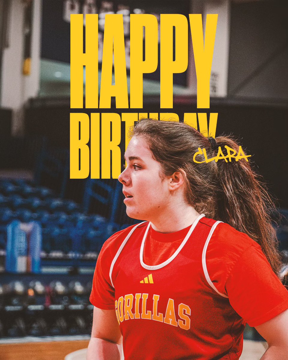 Happy Birthday to our lone freshman, Clara! 

#GoRillas