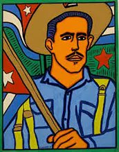 30 años de la partida física de Raúl Martínez, pintor, diseñador, fotógrafo. Una obra relacionada con  momentos cruciales de la cultura en la Revolución, refleja el cine, teatro, literatura y paradigmas cubanos. Raúl un artista de su tiempo #CubaEsCultura #CienfuegosXMásVictorias