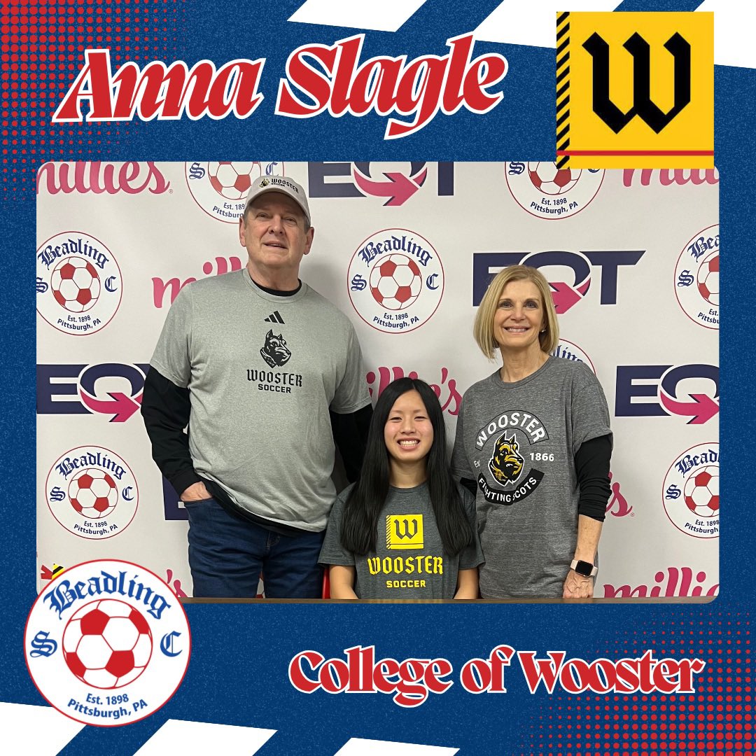 Beadling Signing Day ⚽️👏🏼 Anna Slagle has signed for <a href="/CoWWSoccer/">Wooster Women's Soccer</a> , good luck in your next chapter as a Scot! #WearTheB #GoScots #NCAC