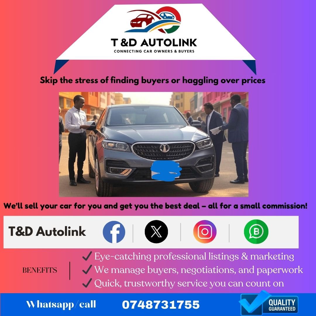 tdAutolink's tweet image. How has your experience selling a car in Kenya compared to what you initially expected, and what surprised you most about the process?🤔

Write your experiences in the comment section!!

#MainaAndKingangi 
Ruto delivers