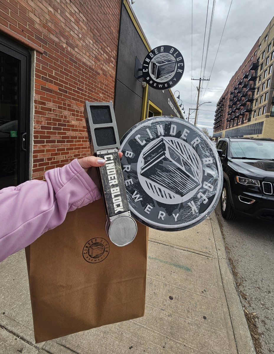 Thanks to Cinder Block Brewery for donating a bag full of goodies for our Prize Patrol! We also picked up a tap handle, tin sign, and a $100 Cinder Block gift card to give away during our raffle at Check-Out. We're just getting started on collecting donations for prizes!