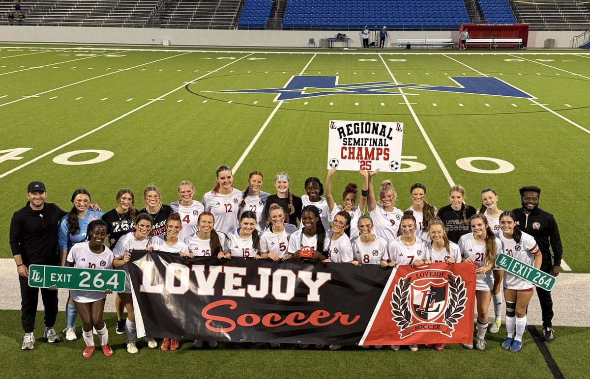 Our season ends in the region final after a 0-2 loss to Wakeland. Another incredible season: 21-2-1 (13-0-1), back to back undefeated district champs, 4 rounds deep again, our first region final, &amp; so much more. Thank you to our five seniors!! For everyone else, WE WILL BE BACK!!