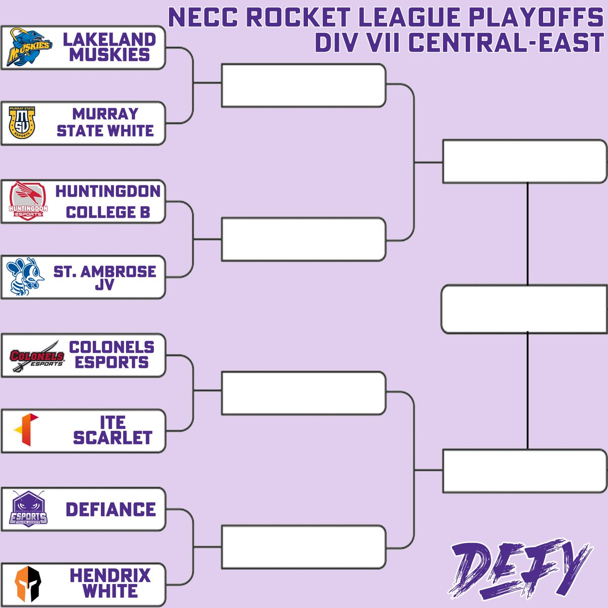 DC Rocket League is back in the playoffs!

DC takes on Hendrix White on 4/2!

𝓦𝓮 𝓶𝓸𝓿𝓮 #Defy