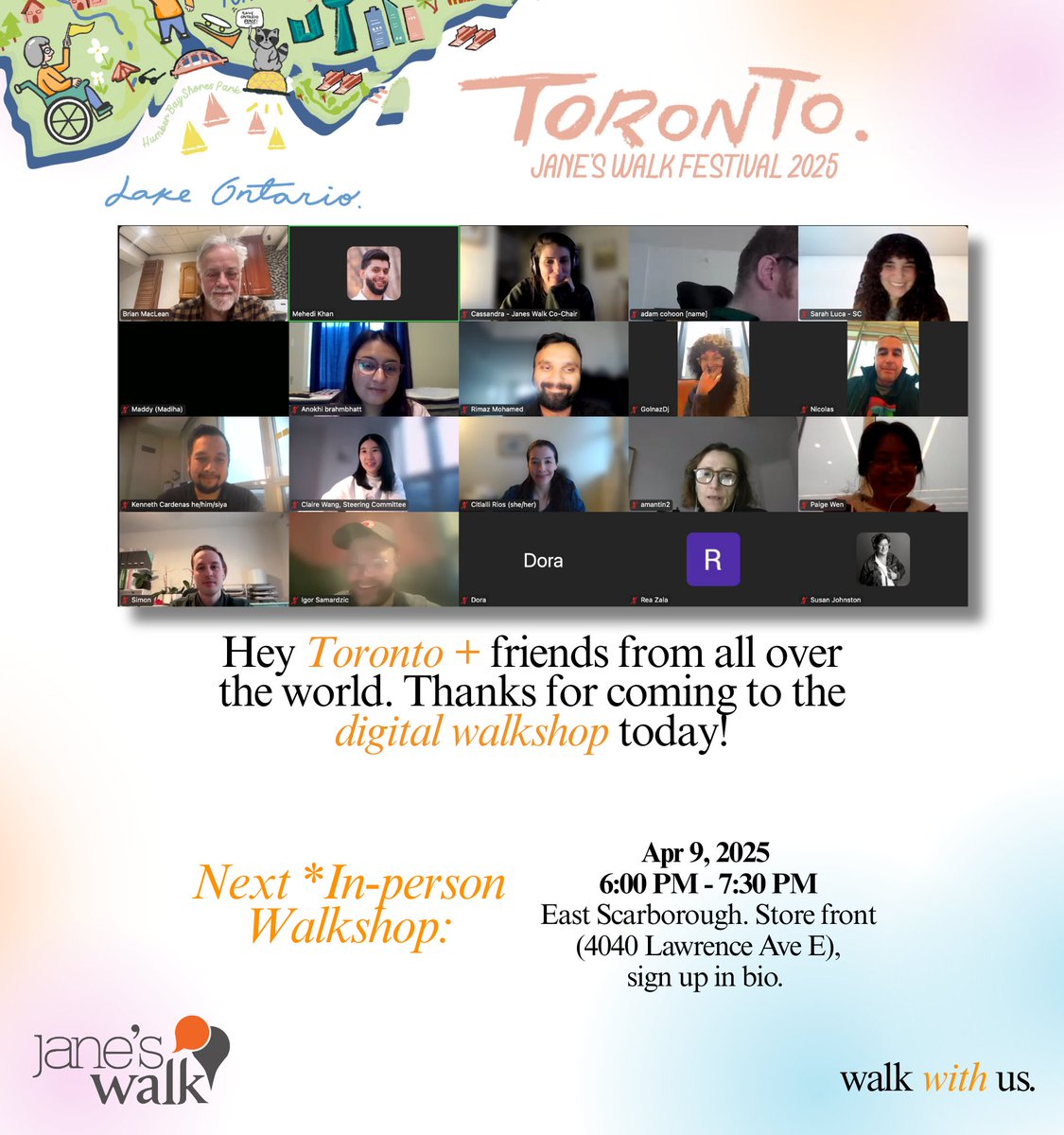 Jane's Walk Toronto tweet media