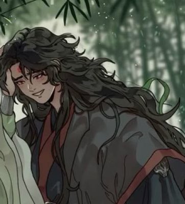 azhanxian's tweet photo. perdemos… perdemos o binghe de cabelo cacheado 😭😭😭😭 https://t.co/WMnOG2Ig6T