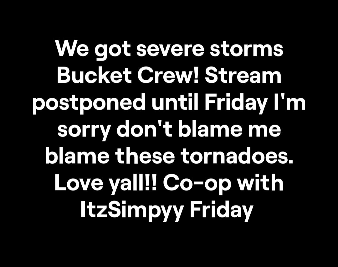 IT'S WILD OUT HERE!! Sorry fam but stream moved to Friday!! Love yall  #storms #twitchstreamer #twitch #internetout