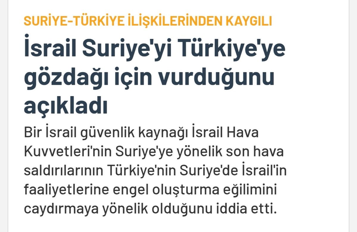 <a href="/eczozgurozel/">Özgür Özel</a> İsrail Suriye'de hava saldırıları düzenleyip Türkiye'yi açık açık tehdit ederken ülkenin ana muhalefet Genel Başkanı'nın gündemi boykot edilecek Türk markalarının web sitesini güncellemek. Size tüm samimiyetimle söylüyorum, böyle muhalefeti düşmanım için bile istemem.