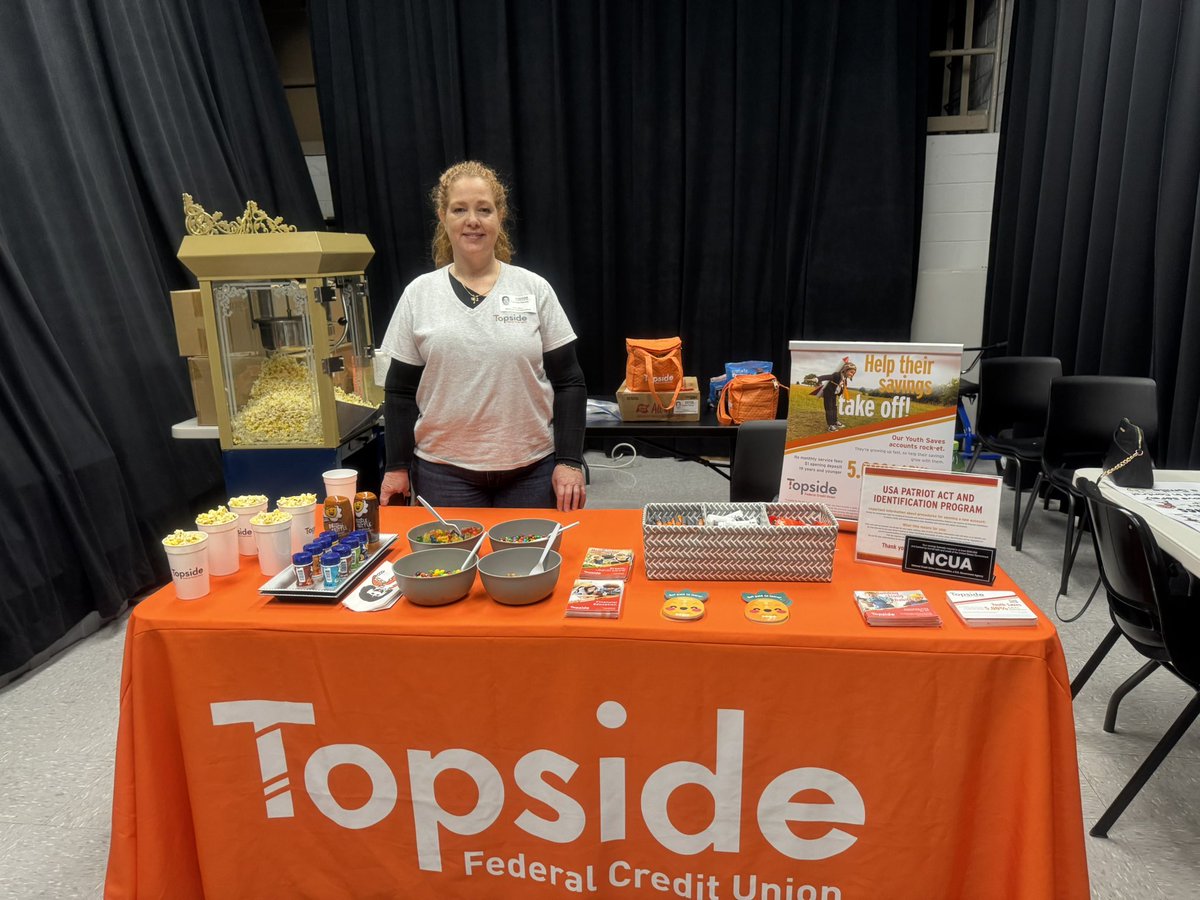 Thank you <a href="/Topside_FCU/">Topside FCU</a> for coming out to educate our staff today and providing an amazing popcorn bar! We appreciate your partnership! #WESTogetherWeRise