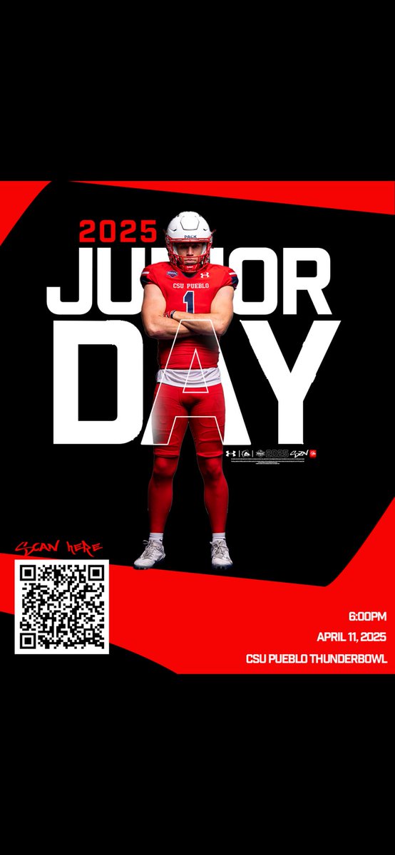 Logan Mael (@loganmael1) on Twitter photo Super exited to be in Pueblo next week on April 11th for CSU Pueblo’s junior day and spring game thank you for the invite
<a href="/CoachBehbahani/">Neema Behbahani</a> I’m very interested in seeing what csu Pueblo is all about <a href="/EnglewoodHigh/">Englewood Pirates</a> #sailsup Super exited to be in Pueblo next week on April 11th for CSU Pueblo’s junior day and spring game thank you for the invite
<a href="/CoachBehbahani/">Neema Behbahani</a> I’m very interested in seeing what csu Pueblo is all about <a href="/EnglewoodHigh/">Englewood Pirates</a> #sailsup