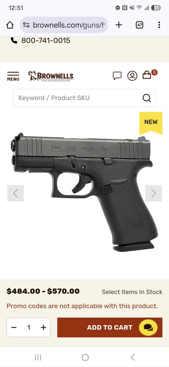 ZachHollenbaugh's tweet photo. APRIL25 = $25 off $250
APRIL50 = $50 off $500

These codes are good this month for Brownells if you needed any ammo, guns or outdoor gear! Be sure to use my affiliate link if you do! 

https://t.co/StjT5uU7av https://t.co/BZk3KfGjxt