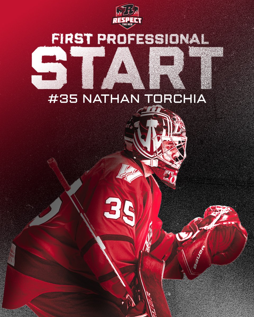 After playing in his first professional game on Sunday, Nathan Torchia is making his first professional start tonight! 

Congrats, Nathan!