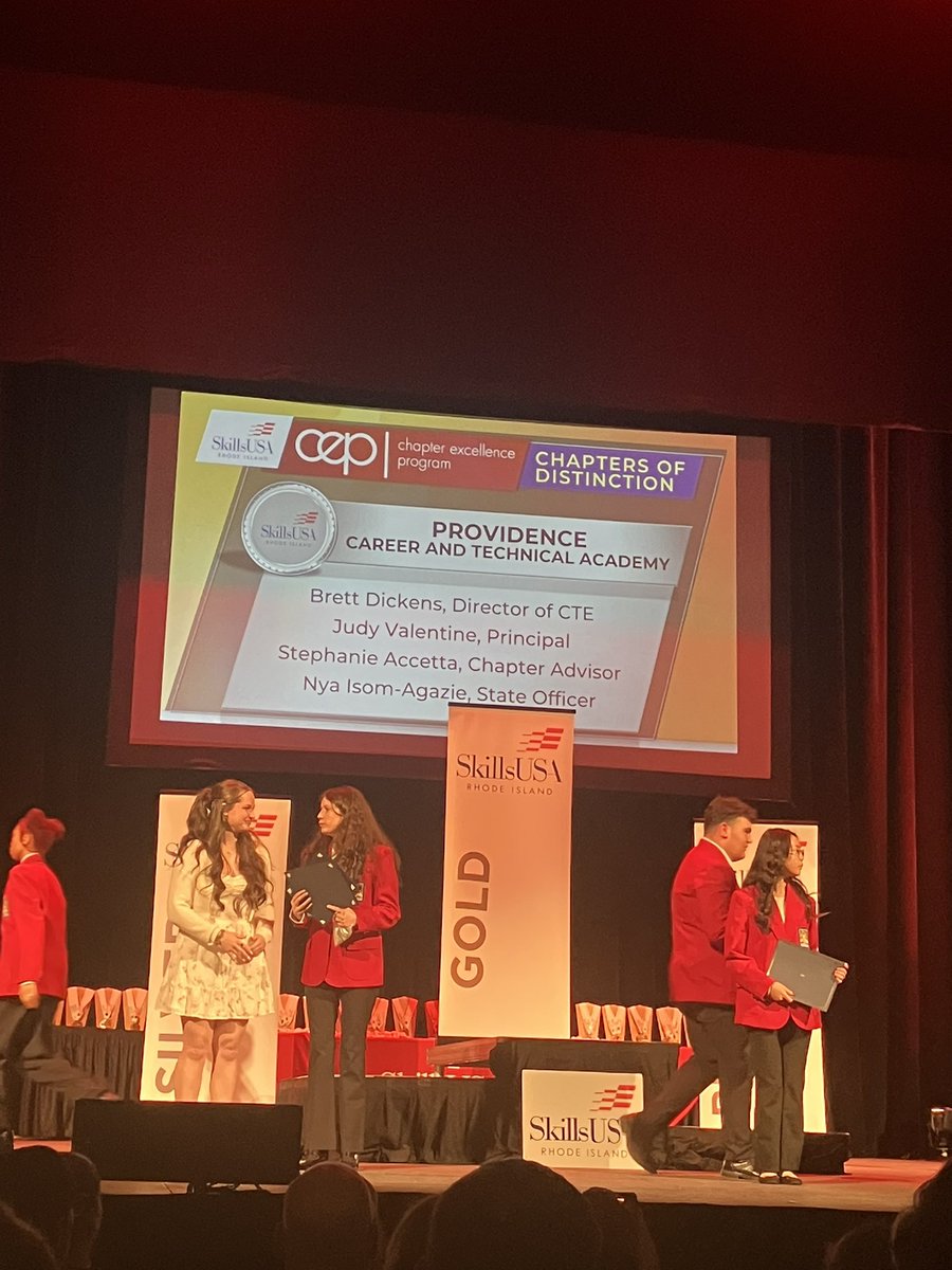 PCTA was honored as a SkillsUSA Chapter of Distinction this evening at the statewide awards ceremony. Let’s go <a href="/PCTAProvidence/">PCTA</a>!