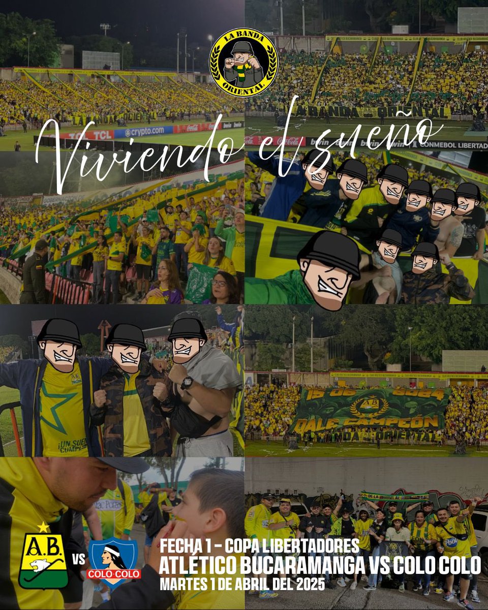 LaBandaOri3ntal's tweet photo. 🚨 DEBUT DEL LEOPARDO EN LIBERTADORES

Gran inicio de Atlético Bucaramanga, sorprendiendo a Colo Colo. Pero la inexperiencia y el árbitro nos jugaron en contra. La ilusión sigue intacta.
Ahora vamos a El Cilindro. Será un reto, pero este equipo está listo.

#AtadosAUnSentimiento https://t.co/tPvzWTeujC