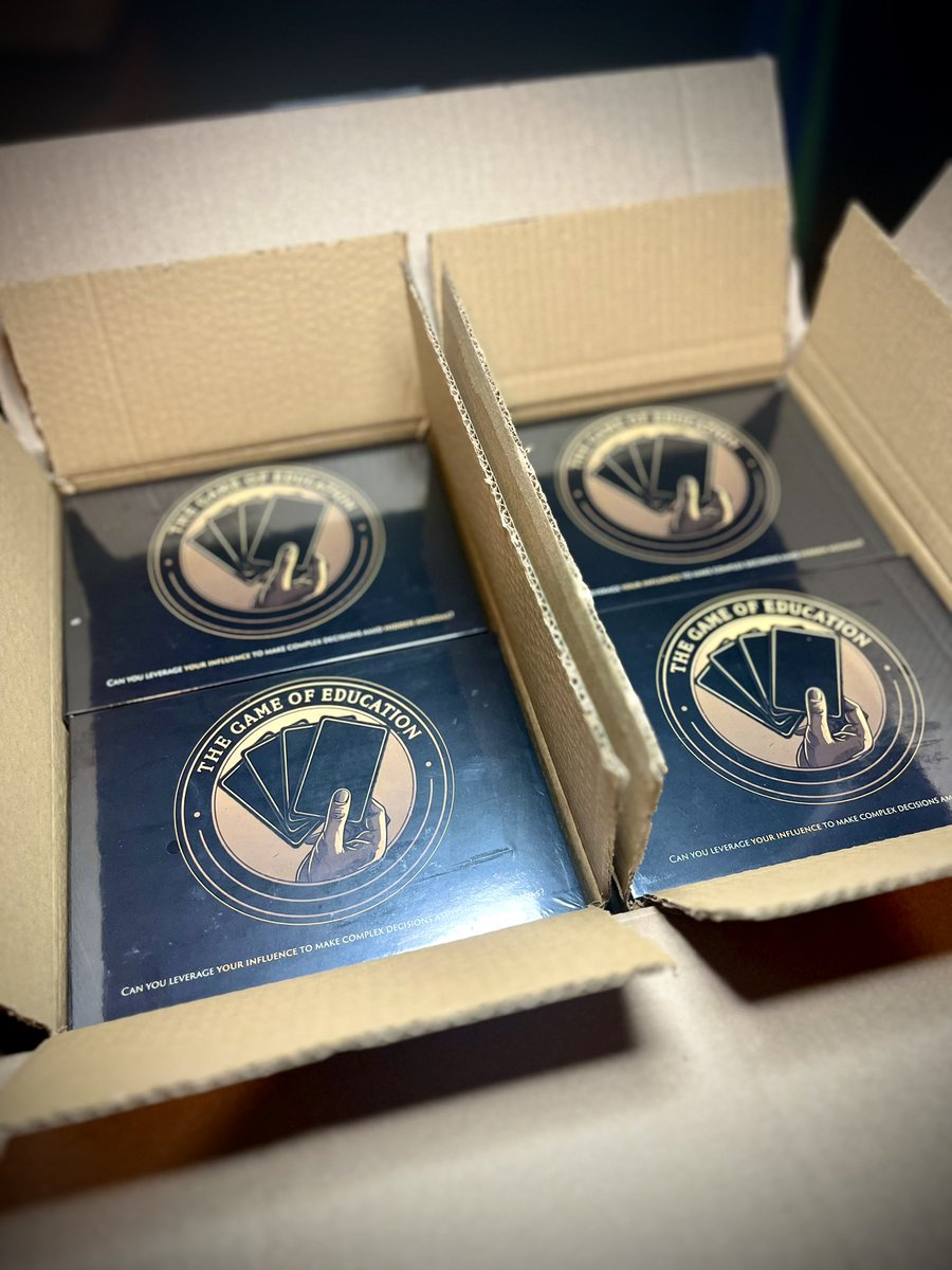 ANOTHER BULK ORDER SOLD!!!

✔️ 20 copies of The Game of Education
✔️ The Free Facilitator’s Kit
✔️ A PD experience that’s 100% guaranteed to engage your team

-Rethink professional learning.
-Empower your entire team.
-Bulk orders now available.