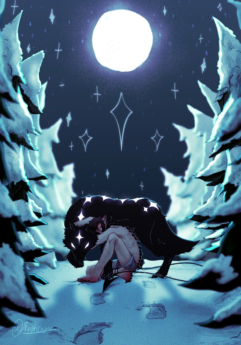 "Is it cold outside..?...Is it cold out?" 
#art #digitalart #rayanobrious #wolf #Clipstudiopaint