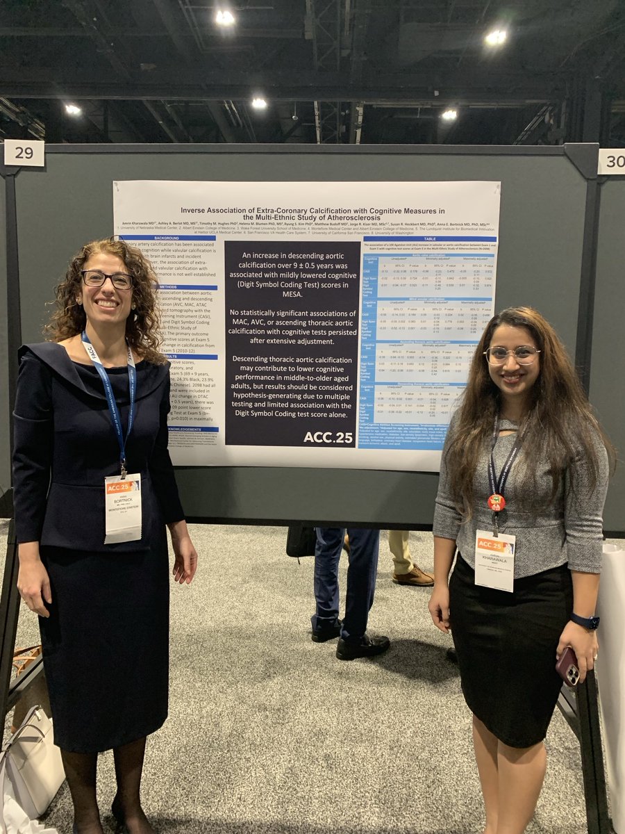Anna Bortnick MD, PhD, MSc (@anna_bortnick) on Twitter photo With <a href="/AmrinKharawala/">Amrin Kharawala</a> at our MESA calcification and cognition poster. Former Jacobi internal med resident now U Nebraska cardiology fellow! With <a href="/AmrinKharawala/">Amrin Kharawala</a> at our MESA calcification and cognition poster. Former Jacobi internal med resident now U Nebraska cardiology fellow!