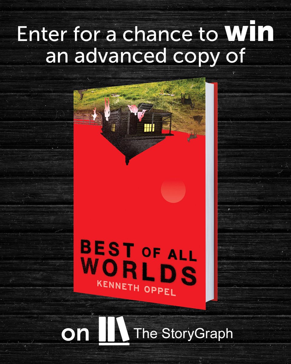 I read YA 🏳️🌈📚 (@ireadya) on Twitter photo <a href="/thestorygraph/">The StoryGraph</a> <a href="/AnnLiangY/">Ann Liang</a> 📚 Best of All Worlds, from award-winning author, <a href="/kennethoppel/">Kenneth Oppel</a> defies genre to create a survival thriller unlike any you've read before. For fans of Leave the World Behind, A.S. King, M.T. Anderson, and Margaret Atwood. Enter here: app.thestorygraph.com/giveaways/106c… <a href="/thestorygraph/">The StoryGraph</a> <a href="/AnnLiangY/">Ann Liang</a> 📚 Best of All Worlds, from award-winning author, <a href="/kennethoppel/">Kenneth Oppel</a> defies genre to create a survival thriller unlike any you've read before. For fans of Leave the World Behind, A.S. King, M.T. Anderson, and Margaret Atwood. Enter here: app.thestorygraph.com/giveaways/106c…