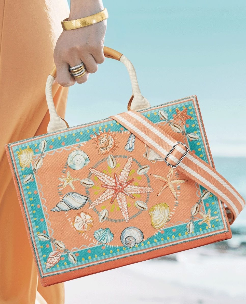 Whether you’re on land or sea, Lisa Spayd-Sendre’s vacation-ready Coastal Collection, inspired by vintage scarf prints portraying bold anchors and chunky chains, will have you dreaming of breezy days and warm romantic nights.