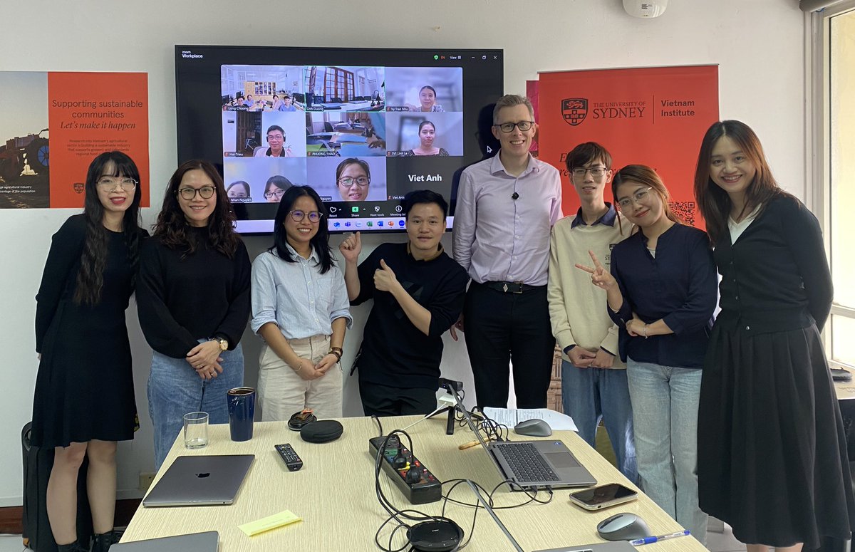Greg Fox (@foxsimile) on Twitter photo Delighted to be back in #Hanoi 🇻🇳with our brilliant clinical trials team. A great discussion about participant safety in #tuberculosis trials, and how research partnerships can change policy and practice. <a href="/SydneyVietnam/">The Sydney Vietnam Initiative University of Sydney</a> <a href="/syd_health/">Sydney Health</a> <a href="/Control_TB/">TB CRE</a> #EndTB <a href="/TrialsCentre/">NHMRC CTC</a> Delighted to be back in #Hanoi 🇻🇳with our brilliant clinical trials team. A great discussion about participant safety in #tuberculosis trials, and how research partnerships can change policy and practice. <a href="/SydneyVietnam/">The Sydney Vietnam Initiative University of Sydney</a> <a href="/syd_health/">Sydney Health</a> <a href="/Control_TB/">TB CRE</a> #EndTB <a href="/TrialsCentre/">NHMRC CTC</a>