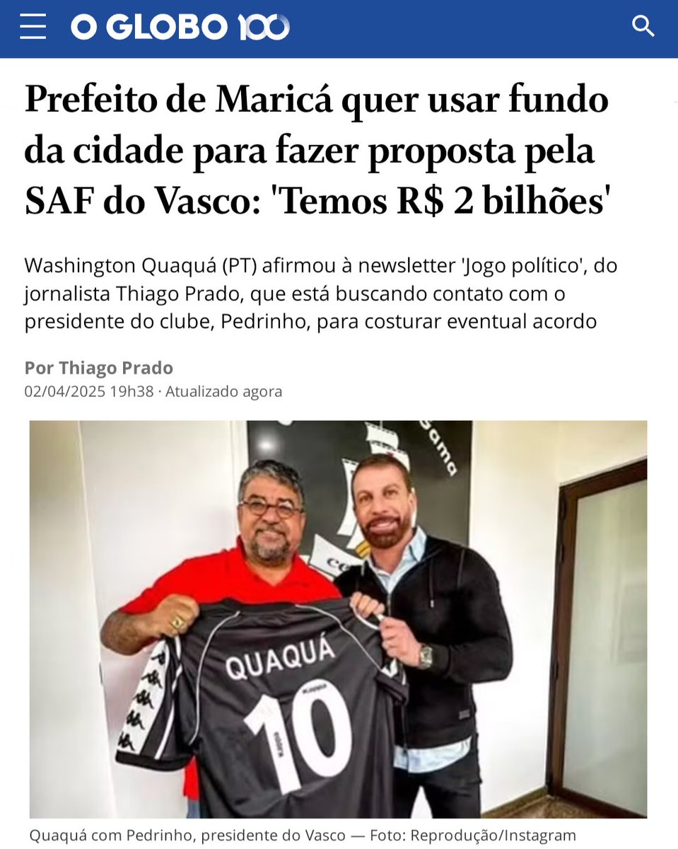 Quaqua13_'s tweet image. Se o @VascodaGama topar eu vou mandar fazer um estudo sério!

Ganho de imagem pra cidade e monto o maior centro de formação de jogadores do país! Em 10 anos tira brincando o investimento.