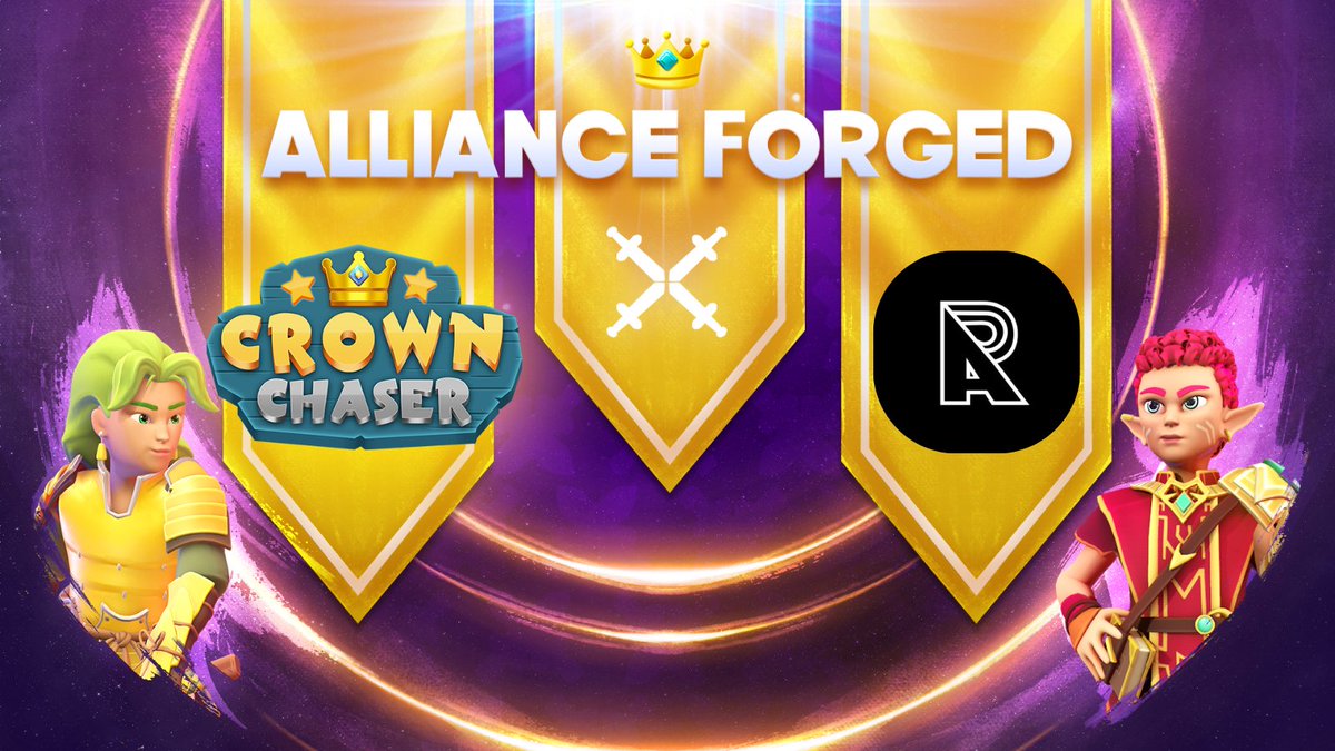 Rainbow Alpha (@rainbowalpha_) on Twitter photo We are proud to announce our collab with <a href="/CrownChaserGame/">Crown Chaser 👑</a>.
We wish you the best on your April 7th mint. We are proud to announce our collab with <a href="/CrownChaserGame/">Crown Chaser 👑</a>.
We wish you the best on your April 7th mint.