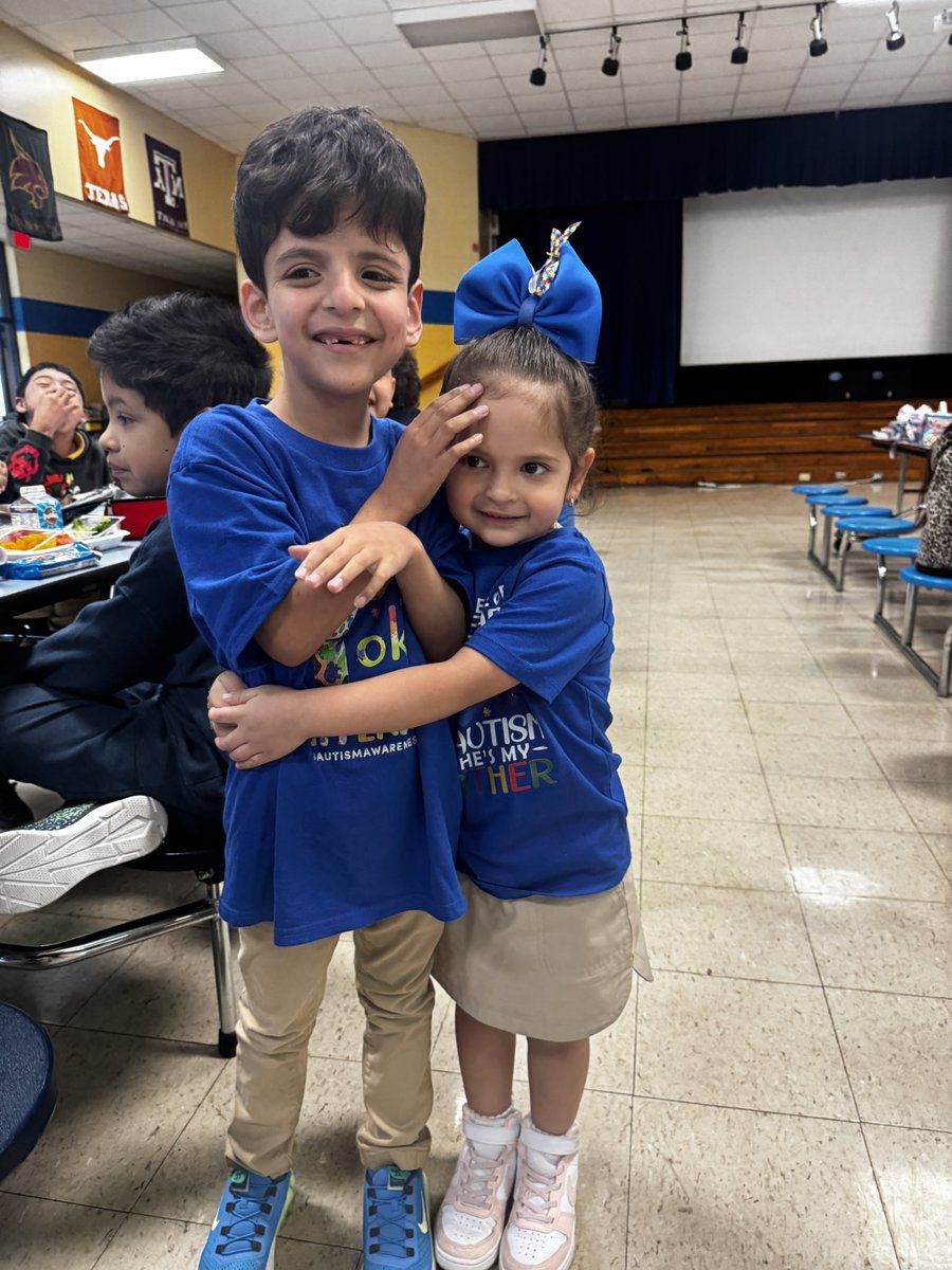 Bricilides Burgos, M. Ed (@bburgoso) on Twitter photo Autism Awareness Day <a href="/SanchezES_HISD/">Sanchez Elementary</a> ! My PK student and her brother made me cry with their messages on their shirt! Love my job each day day as it was the first one! 🥰🥰🙏🏻 Autism Awareness Day <a href="/SanchezES_HISD/">Sanchez Elementary</a> ! My PK student and her brother made me cry with their messages on their shirt! Love my job each day day as it was the first one! 🥰🥰🙏🏻